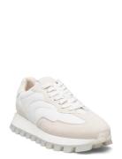 Woms Lace-Up Low-top Sneakers White NEWD.Tamaris