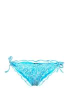 Pcblua Bikini Brazil Sww Bc Swimwear Bikinis Bikini Bottoms Side-tie Bikinis Blue Pieces