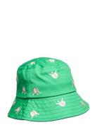 Batty Bucket Hat Accessories Headwear Bucket Hats Green Becksöndergaard