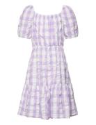 Dress Erina Dresses & Skirts Dresses Casual Dresses Short-sleeved Casual Dresses Purple Lindex