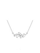 Nina Necklace Rhodium Accessories Jewellery Necklaces Chain Necklaces Silver Caroline Svedbom