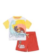 T Shirt + Short Sets Sets With Short-sleeved T-shirt Multi/patterned Paw Patrol