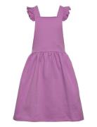 Silja Hängselklänning Dresses & Skirts Dresses Casual Dresses Sleeveless Casual Dresses Purple Ma-ia Family