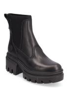 Everleigh Mid Chelsea Boot Jet Black Shoes Chelsea Boots Black Timberland