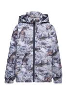 Jacket Aop Outerwear Shell Clothing Shell Jacket Multi/patterned Minymo