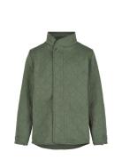 Little Leif Thermo Jacket Outerwear Jackets & Coats Quilted Jackets Green By Lindgren