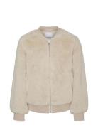 Vmsonjamie Short Fake Fur Jacket Girl Jakke Cream Vero Moda Girl