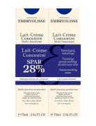 Duo-Pack Lait Creme Concentrée 2 X 75Ml-Dk Fugtighedscreme Dagcreme Nude Embryolisse