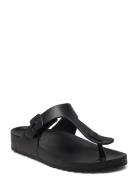 Sl Bahia Flip-Flop Flade Sandaler Black Scholl