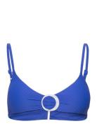 Sarramea Bikini_Top Swimwear Bikinis Bikini Tops Triangle Bikinitops Blue Dorina