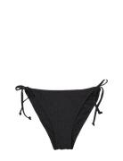 Solid Baila Bikini Tanga Swimwear Bikinis Bikini Bottoms Side-tie Bikinis Black Becksöndergaard