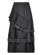 Cmpleat-Skirt Lang Nederdel Black Copenhagen Muse