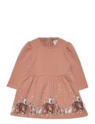 Kamina - Dress Dresses & Skirts Dresses Casual Dresses Long-sleeved Casual Dresses Pink Hust & Claire
