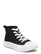 Dakota Canvas & Suede High-Top Sneaker High-top Sneakers Black Lauren Ralph Lauren