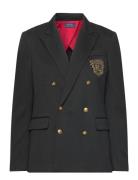 Lunar New Year Double-Knit Blazer Blazers Double Breasted Blazers Black Polo Ralph Lauren