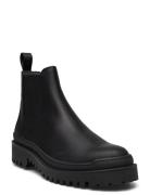 Boots - Flat Støvlet Chelsea Boot Black ANGULUS