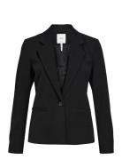 Objlisa L/S Button Blazer Noos Blazers Single Breasted Blazers Black Object