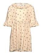 Nmfgaya 3/4 Loose Dress Lil Dresses & Skirts Dresses Casual Dresses Short-sleeved Casual Dresses Beige Lil'Atelier