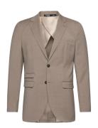 Slhslim-Myloelton Wool Blz Noos Suits & Blazers Blazers Single Breasted Blazers Beige Selected Homme