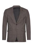 Sebastian Xo Blazer Suits & Blazers Blazers Single Breasted Blazers Brown Clean Cut Copenhagen