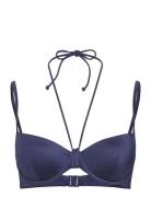 Luxe Shine Pd Swimwear Bikinis Bikini Tops Wired Bikinitops Blue Hunkemöller