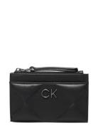 Re-Lock Quilt Cardholder Bags Card Holders & Wallets Card Holder Black Calvin Klein