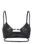 Bralette-Rp Swimwear Bikinis Bikini Tops Triangle Bikinitops Black Calvin Klein