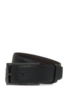 Adj/Rev Slim Frame Pb 35Mm Accessories Belts Classic Belts Black Calvin Klein