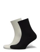 Helga Crochet Sock 2 Pack Lingerie Socks Regular Socks White Becksöndergaard