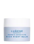 Lumene Nordic Sensitive Rich Night Balm 50 Ml Beauty Women Skin Care Face Moisturizers Night Cream Nude LUMENE