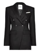 Elenora - Delicate Wool Twill Blazers Double Breasted Blazers Black Day Birger Et Mikkelsen