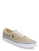 Keaton Washed Canvas Sneaker Low-top Sneakers Beige Polo Ralph Lauren