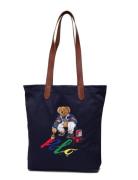 Polo Bear Twill Shopper Tote Shopper Taske Navy Polo Ralph Lauren