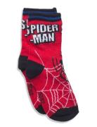3 Pack Socks Sokker Strømper Red Spider-man