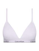 Lightly Lined Triangle Lingerie Bras & Tops Soft Bras Bralette Blue Calvin Klein