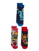 Lwaris 111 - 3-Pack Socks Sokker Strømper Multi/patterned LEGO Kidswear