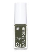 Minilack Oxygen Färg A750 Neglelak Makeup Khaki Green Depend Cosmetic