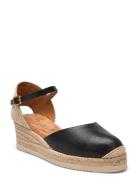 Cisca24Rk Espadrillos Flade Sandal Black UNISA