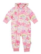 Cloud Castle Overall Pyjamas Sie Jumpsuit Pink Martinex