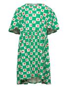Tomato All Over Ruffle Sleeves Dress Dresses & Skirts Dresses Casual Dresses Short-sleeved Casual Dresses Green Bobo Choses