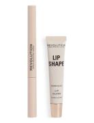 Revolution Lip Shape Kit Warm Nude Lip Liner Makeup Brown Makeup Revolution