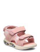 Sandal Velcro W. Lights Shoes Summer Shoes Sandals Pink En Fant