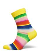Gradient Stripe Sock Lingerie Socks Regular Socks Yellow Happy Socks