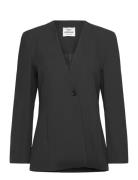 Recycled Sportina Fusia Blazer Blazers Single Breasted Blazers Black Mads Nørgaard