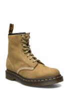1460 Muted Olive Tumbled Nubuck+E.h.suede Shoes Boots Ankle Boots Laced Boots Khaki Green Dr. Martens