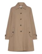 Ola - Outerwear Trenchcoat Frakke Beige Claire Woman