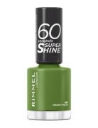 Rimmel 60 Seconds Nail Polish 880 Grassy Fields Neglelak Makeup Green Rimmel