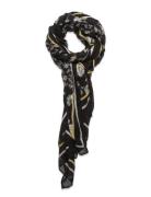 Mixing Flower Rectang Accessories Scarves Lightweight Scarves Black Desigual