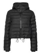 Lohja Short Puffer Jacket W3T2 Foret Jakke Black Rains