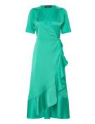 Slkarven Dress Knælang Kjole Green Soaked In Luxury